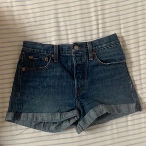 Levi’s White Oak Denim blue shorts